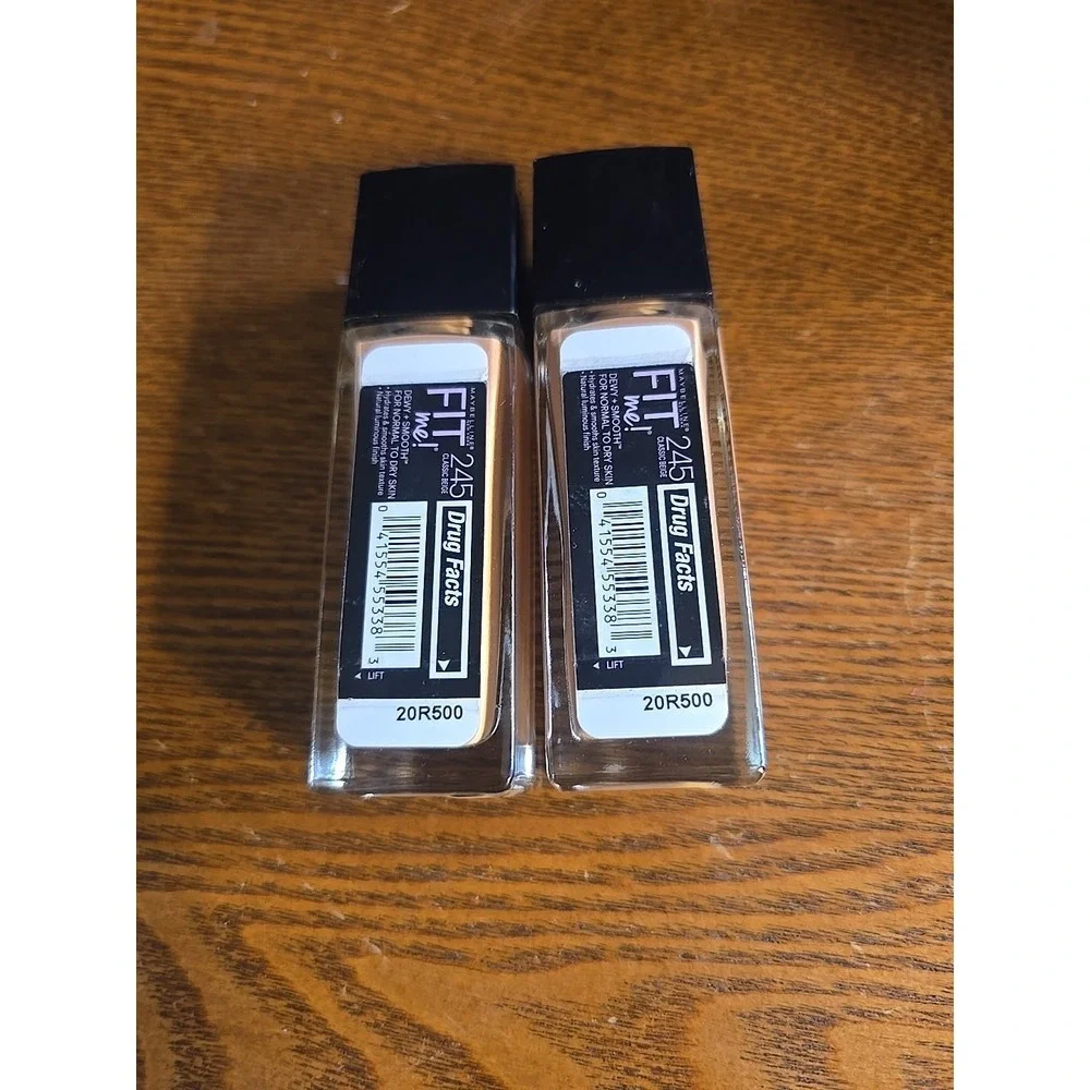 X2 Maybelline Fit Me Dewy + Smooth Normal To Dry Foundation 245 Classic Beige‎